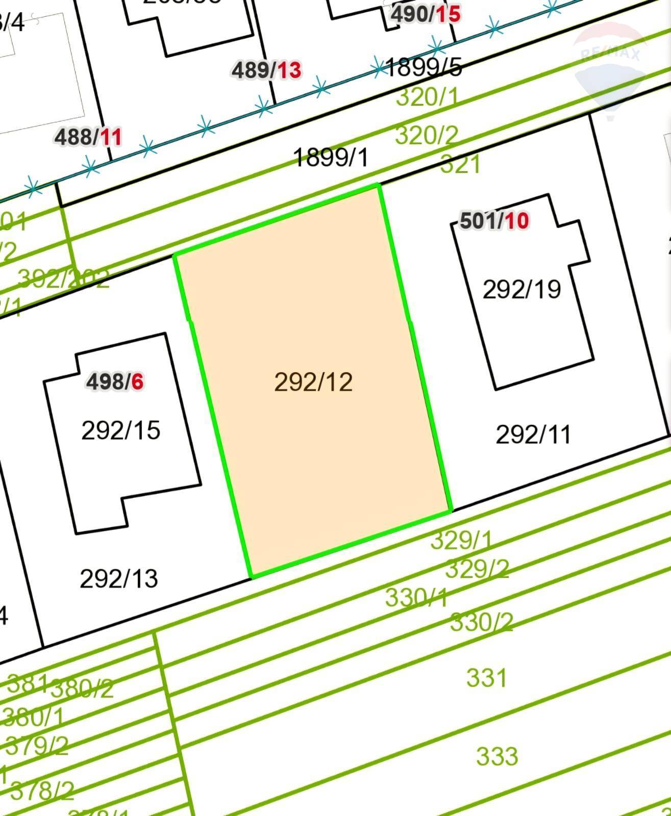 Predaj stavebného pozemku 600 m2 Veľký Ďur okres Levice.