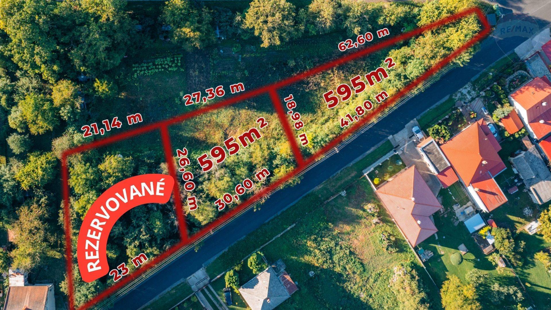 REZERVOVANÉ! Predaj pozemku 595 m2 Beladice