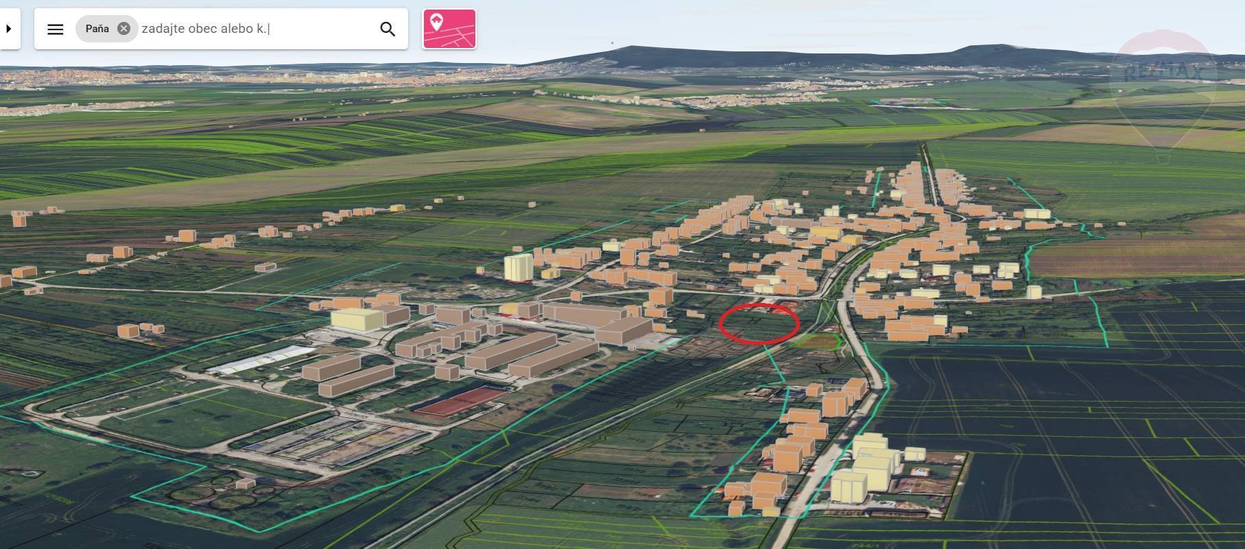 Predaj pozemku 2452 m2, Paňa  -