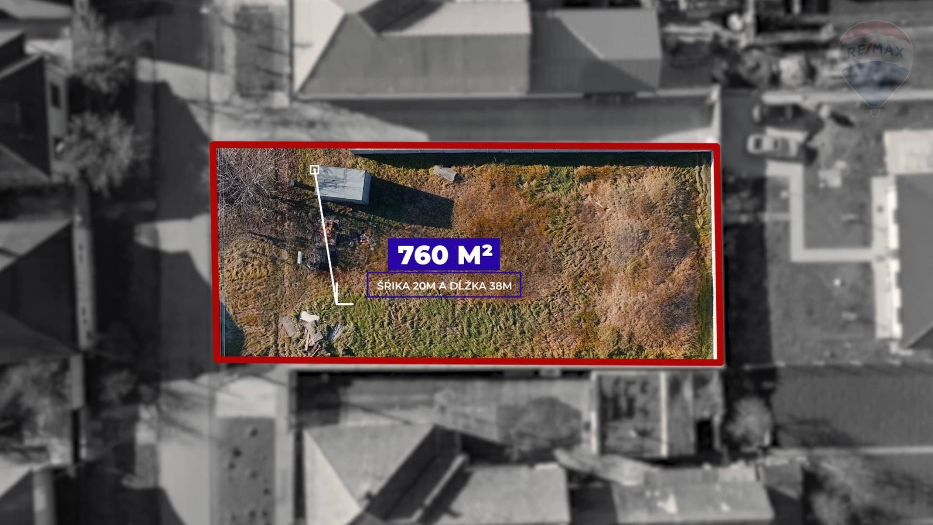 Pozemok pre rodinný dom 747 m2