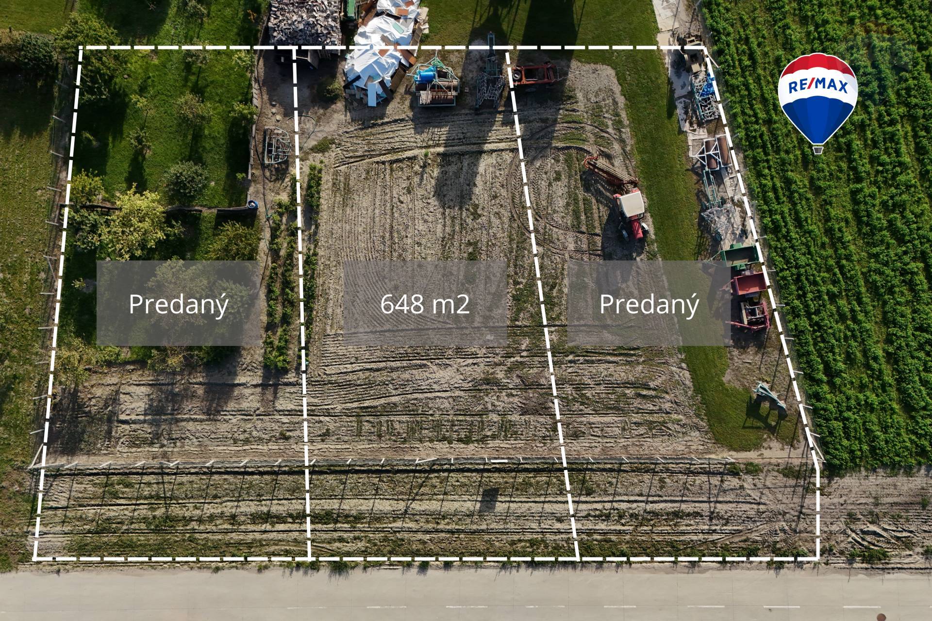 Na predaj pozemok o výmere 648 m2, všetky inžinierske siete, Veľký Meder