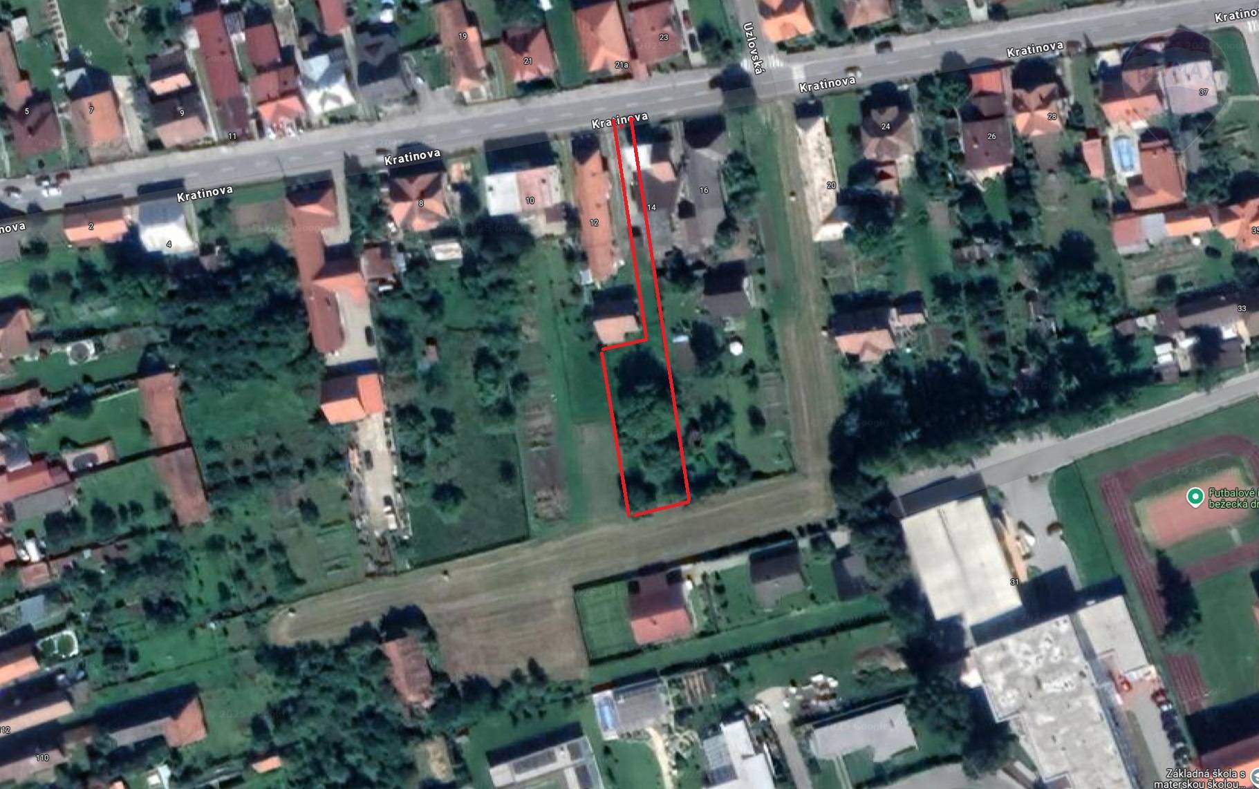 NA PREDAJ Stavebný pozemok v Martine na ul. Kratinova