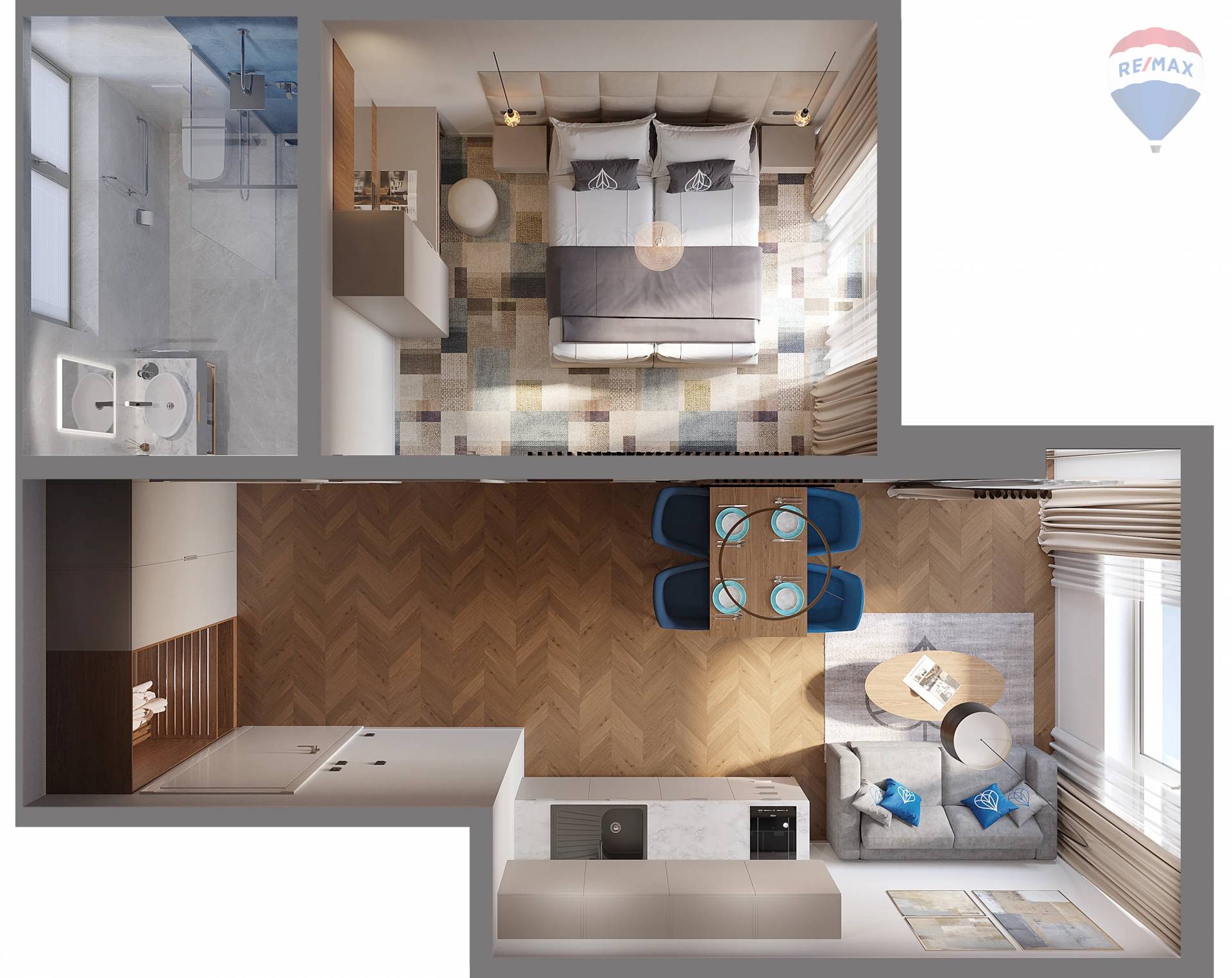 Predaj bytu (2 izbový) 45 m2, Dolný Kubín  -