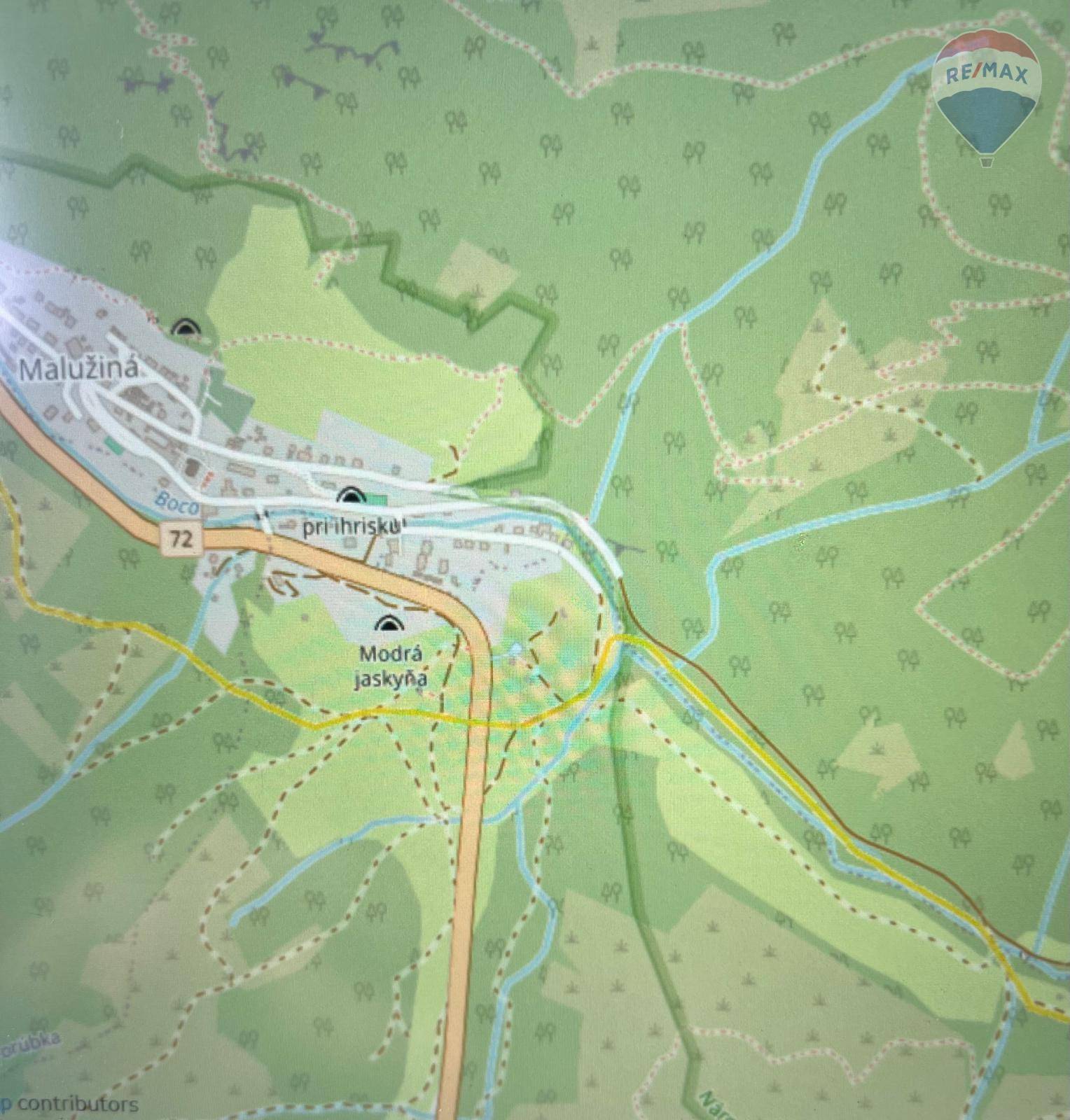 Na predaj rozsiahly pozemok v obci Malužiná – k.ú. Nižná Boca