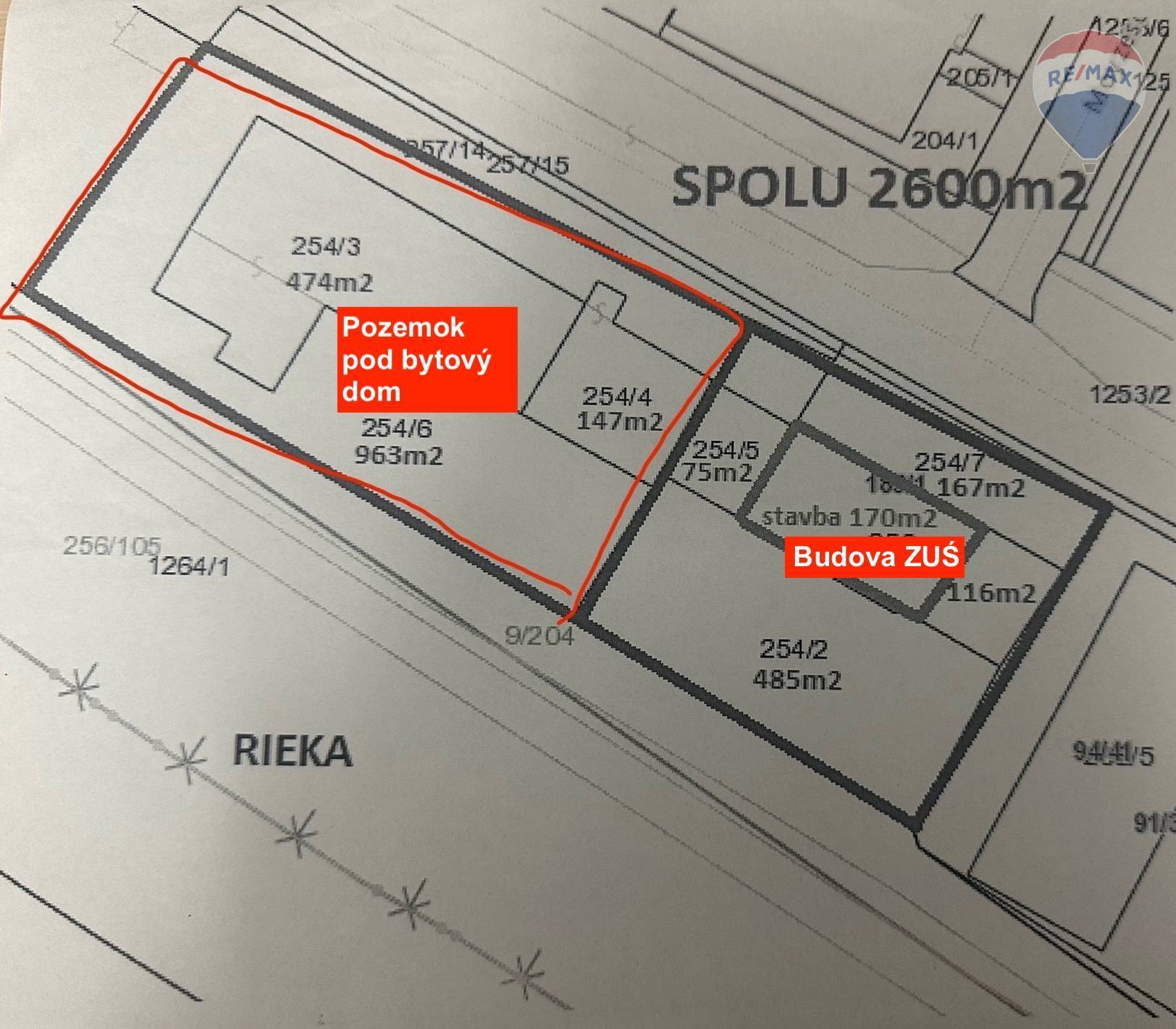 NVESTIČNÝ POZEMOK, 1584 m2, NA POLYFUNKČNÚ VÝSTAVBU – LIPTOVSKÝ HRÁDOK