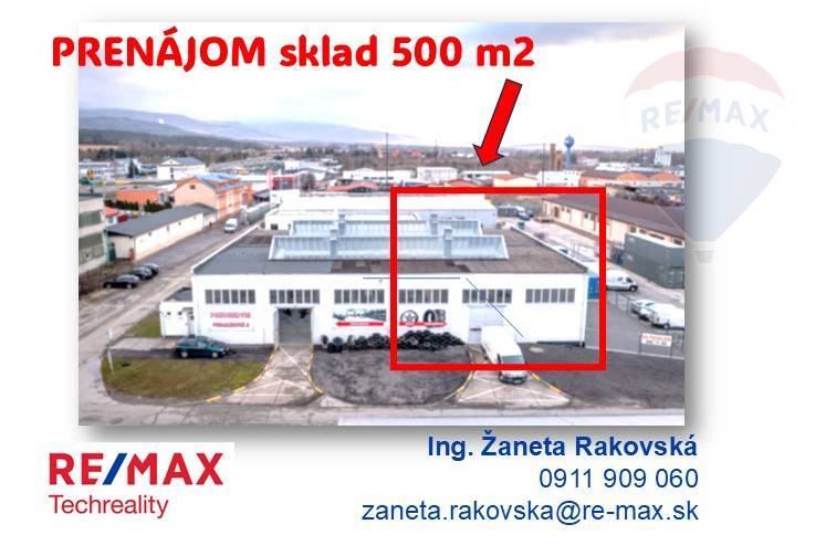 Prenájom komerčného objektu 500 m2, Prievidza  -