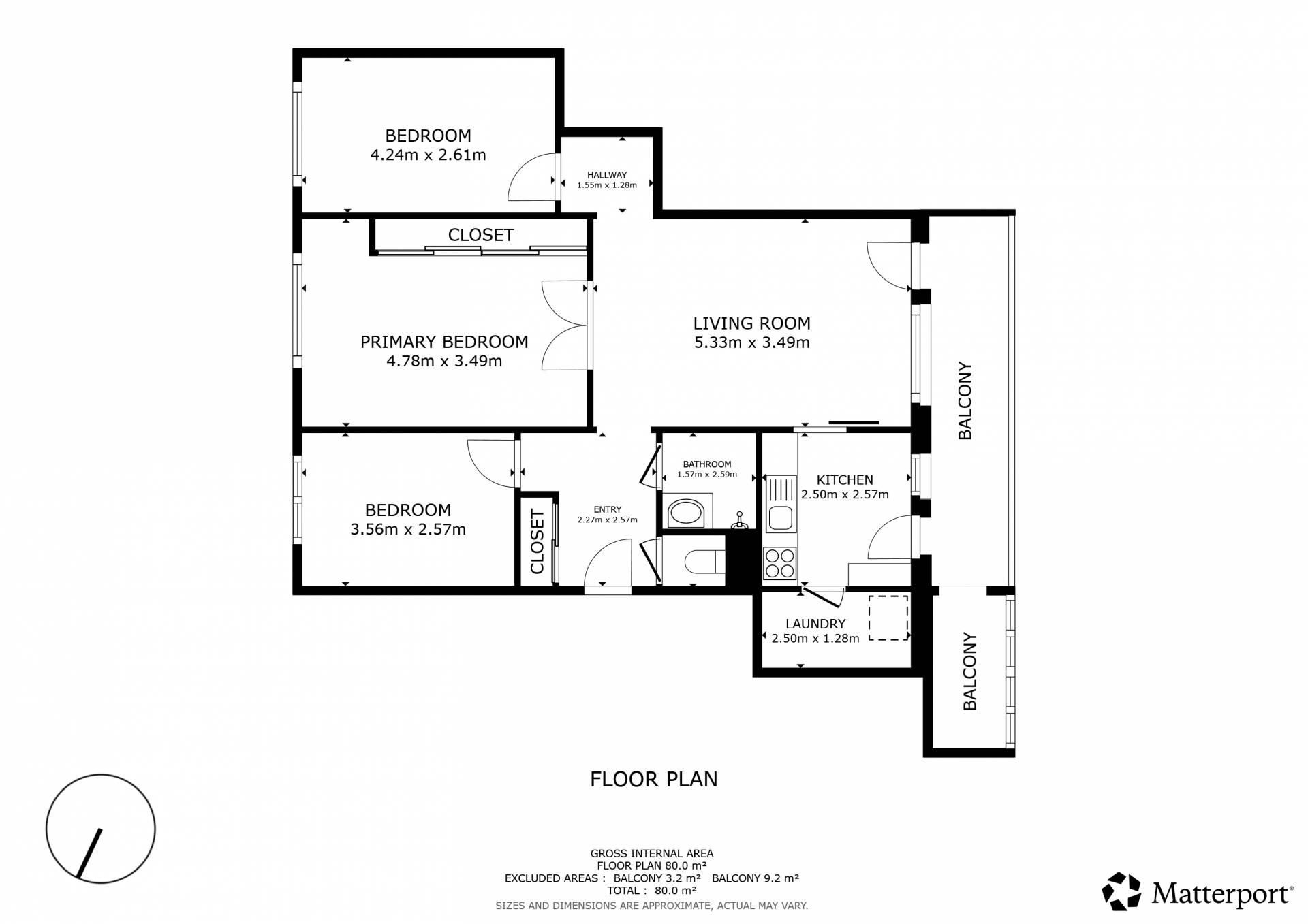 Predaj bytu (4 izbový) 91 m2, Bratislava - Karlova Ves  -  pôdorys