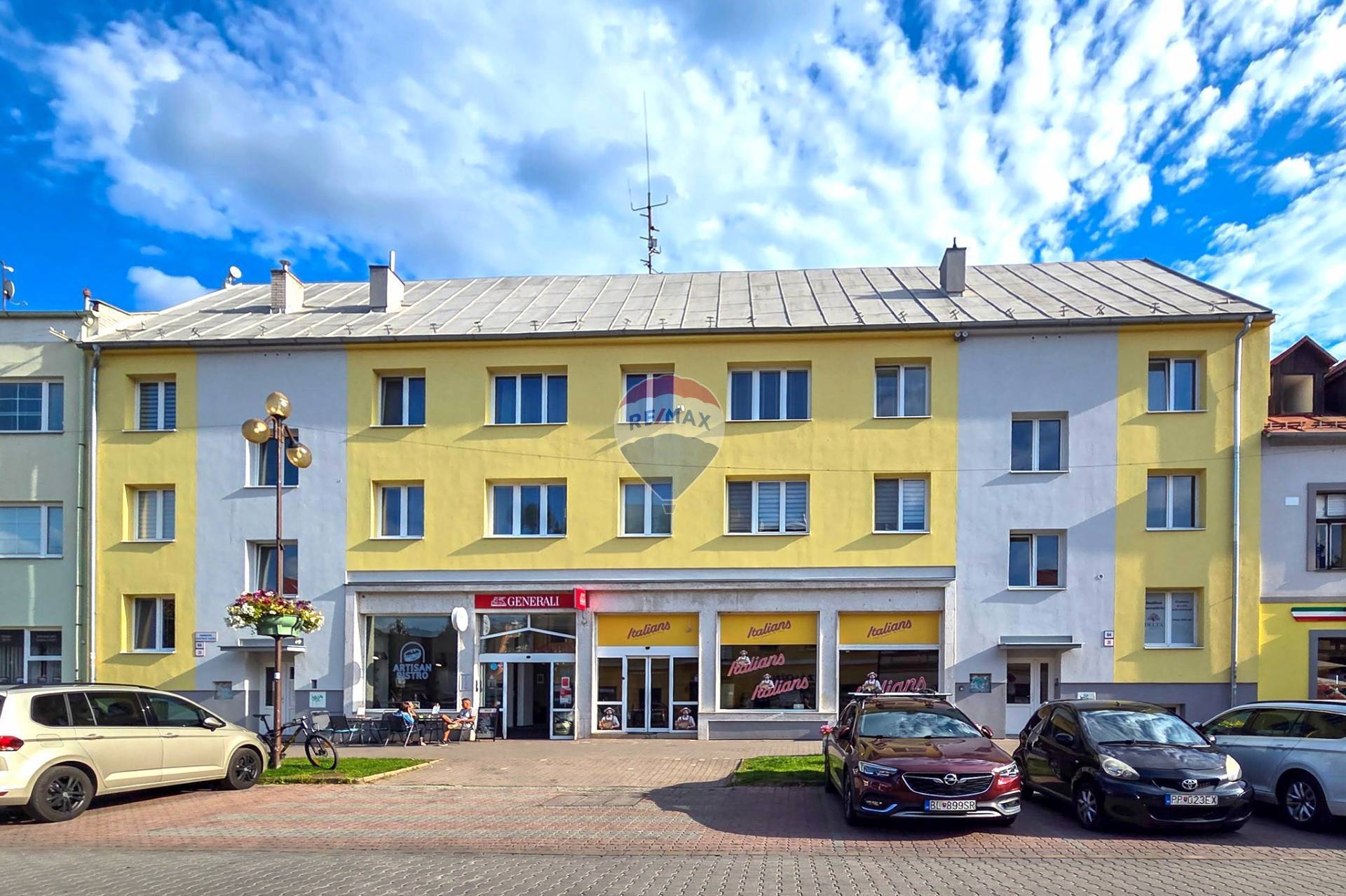 PREDAJ, 2-izbový byt, Poprad, Ul. Nám. sv. Egídia, 46,03 m2 + balkón 7 m2