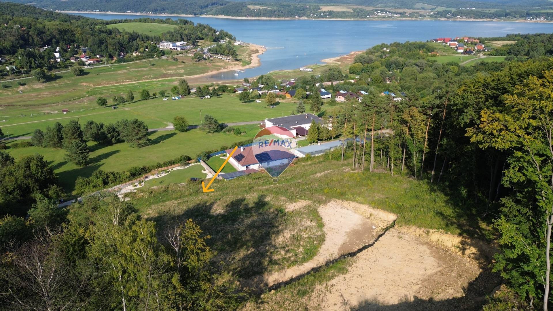 Pozemok 344m2 +361m2 pri vode Domaša- časť Dobrá, ul Slnečná