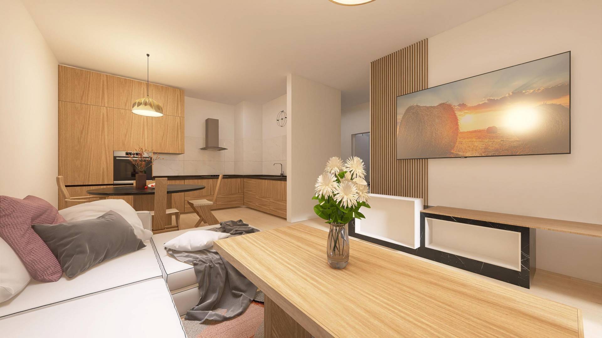 Nadštandardné bývanie v Piešťanoch – priestranný 2-izbový byt (82,10 m²)