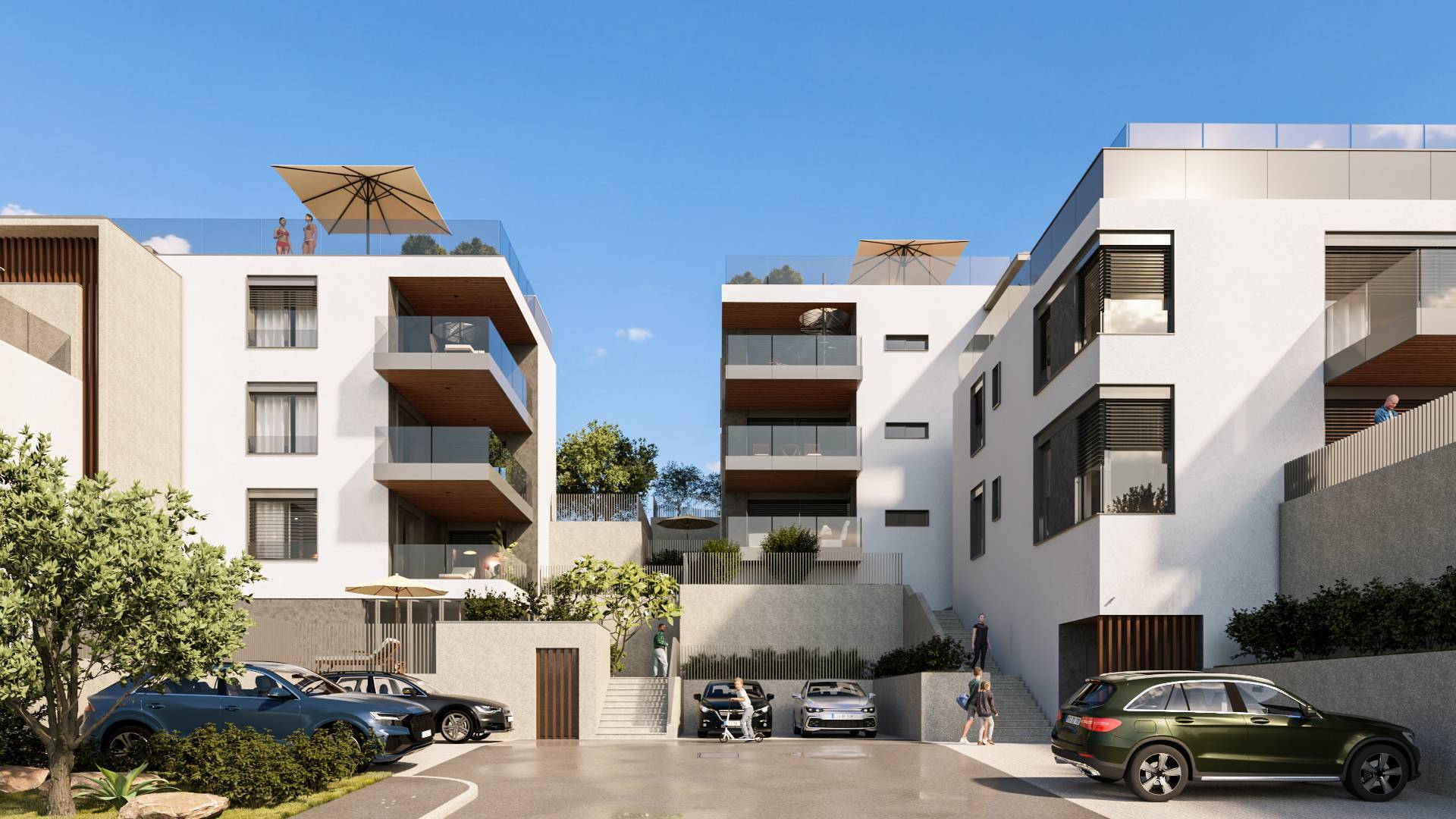 3-izbový / 2-spálňový prémiový apartmán s výhľadom na more | Chorvátsko - Primošten